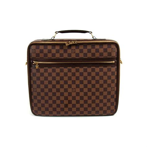 louis vuitton black damier wallet|louis vuitton damier briefcase.